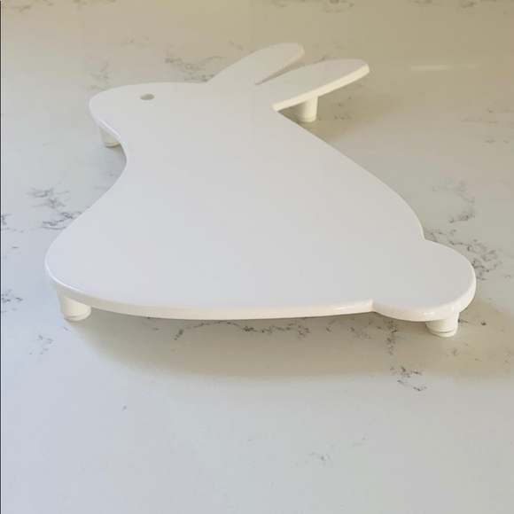 Crate&barrel White Bunny Trivet - Picture 8 of 15